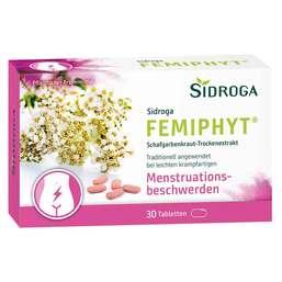 Abbildung: Sidroga FemiPhyt® 250 mg Filmtabletten Filmtabletten, 30 St PZN 16634439