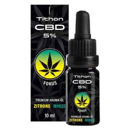 Abbildung: Tithon 5% Cbd Aroma-Öl Fokus Öl, 10 ml PZN 16652911