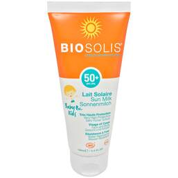 Abbildung: Bio Sonnenmilch Baby & Kids LSF 50 + Biosolis Milch, 100 ml PZN 16657802