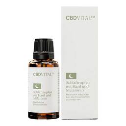 Abbildung: Schlaftropfen CBD Vital Tropfen, 30 ml PZN 16659675