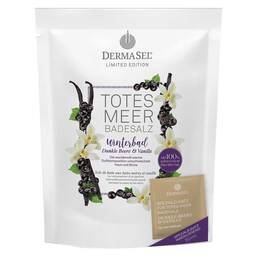 Abbildung: Dermasel TM Winterbad dunkle Beere & Vanille 400g + 20ml limited Edition Bad, 1 P PZN 16661324