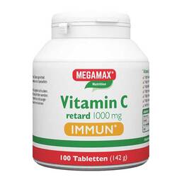 Abbildung: Vitamin C Retard 1.000 mg Immun Megamax Filmtabletten Filmtabletten, 100 St PZN 16662387