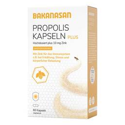 Abbildung: Bakanasan Propolis Kapseln plus 60 St, Kapseln PZN 16663062