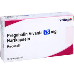 Abbildung: Pregabalin Vivanta 75 mg Hartkapseln 14 St, Hartkapseln PZN 16663524