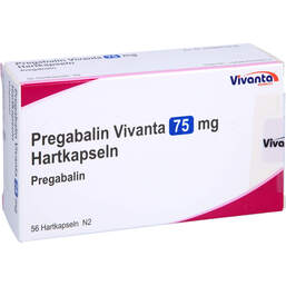 Abbildung: Pregabalin Vivanta 75 mg Hartkapseln 56 St, Hartkapseln PZN 16663530