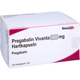 Abbildung: Pregabalin Vivanta 300 mg Hartkapseln 100 St, Hartkapseln PZN 16663748