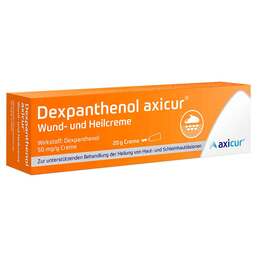 Abbildung: Dexpanthenol axicur® Wund- und Heilcreme Creme, 20 g PZN 16667189