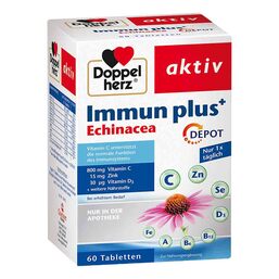 Abbildung: Doppelherz Immun plus Echinacea Depot Tabletten Tabletten, 60 St PZN 16672807