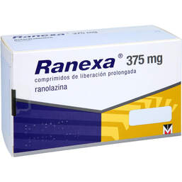 Abbildung: Ranexa 375 mg Retardtabletten 100 St, Retard-Tabletten PZN 16673310