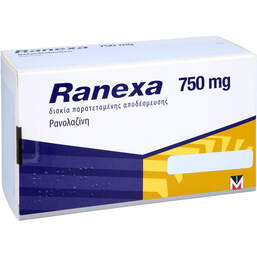 Abbildung: Ranexa 750 mg Retardtabletten 100 St, Retard-Tabletten PZN 16673333