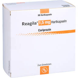 Abbildung: Reagila 1,5 mg Hartkapseln 98 St, Hartkapseln PZN 16674539
