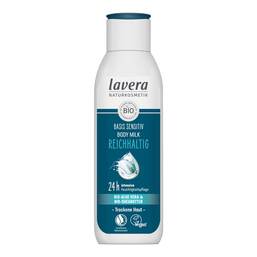 Abbildung: Lavera basis sensitiv Bodymilk reichhaltig dt 250 ml, Milch PZN 16674597