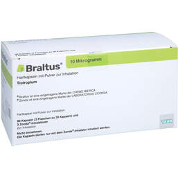 Abbildung: Braltus 10 µg + 3 Zonda-Inhalat.Hartk.mit Pulver zur Inh. 90 St, Hartkapseln mit Pulver zur Inhalation PZN 16679063