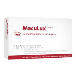 Abbildung: Maculux Kapseln 30 St, Kapseln PZN 16688010