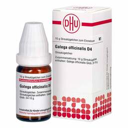 Abbildung: Galega officinalis D 4 Globuli 10 g, Globuli PZN 16691182