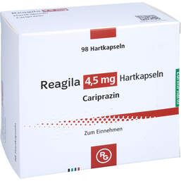 Abbildung: Reagila 4,5 mg Hartkapseln 98 St, Hartkapseln PZN 16700969