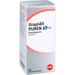 Abbildung: Urapidil Puren 30 mg Retardkapseln 100 St, Retard-Kapseln PZN 16702520
