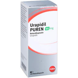 Abbildung: Urapidil Puren 60 mg Retardkapseln 100 St, Retard-Kapseln PZN 16702543
