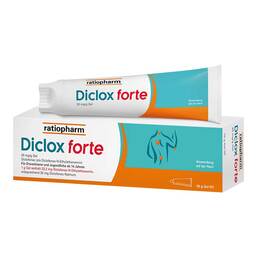 Abbildung: Diclox forte - Schmerzgel 2 %, mit Diclofenac Gel, 50 g PZN 16704996