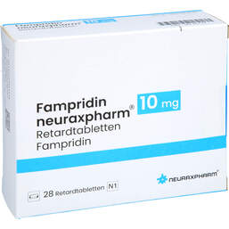 Abbildung: Fampridin neuraxpharm 10 mg Retardtabletten 28 St, Retard-Tabletten PZN 16705151