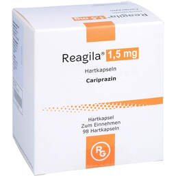 Abbildung: Reagila 1,5 mg Hartkapseln 98 St, Hartkapseln PZN 16708095
