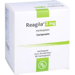 Abbildung: Reagila 3 mg Hartkapseln 98 St, Hartkapseln PZN 16708103