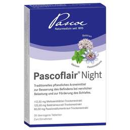 Abbildung: Pascoflair Night überzogene Tabletten Überzogene Tabletten, 30 St PZN 16708936