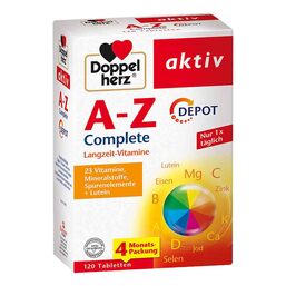 Abbildung: Doppelherz A-Z Complete Depot Tabletten 120 St, Tabletten PZN 16732219
