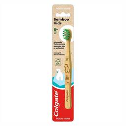 Abbildung: Colgate Bamboo Kids Zahnbürste sanft 1 St, Zahnbürste PZN 16736281