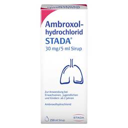 Abbildung: Ambroxolhydrochlorid STADA 30 mg / 5 ml Sirup Sirup, 250 ml PZN 16737168