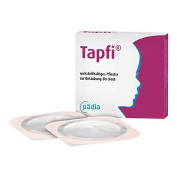 Abbildung: Tapfi 25 mg/25 mg wirkstoffhaltiges Pflaster 2 St, Pflaster PZN 16739747