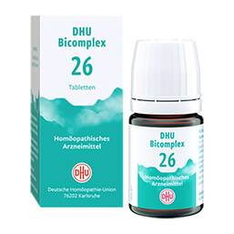 Abbildung: DHU Bicomplex 26 Tabletten 150 St, Tabletten PZN 16743217