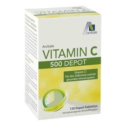 Abbildung: Vitamin C 500 mg Depot Tabletten Tabletten, 120 St PZN 16743631