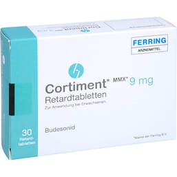 Abbildung: Cortiment Mmx 9 mg Retardtabletten 30 St, Retard-Tabletten PZN 16749303