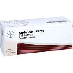 Abbildung: Androcur 50 mg Tabletten 100 St, Tabletten PZN 16749533