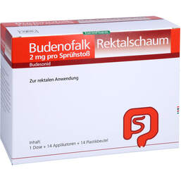 Abbildung: Budenofalk Rektalschaum 1x14 Hub 1 St, Rektalschaum PZN 16751636