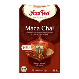 Abbildung: Yogi Tea Maca Chai Bio Teebeutel 17X2.1 g, Filterbeutel PZN 16754681
