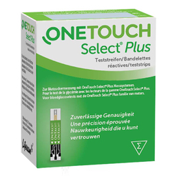 Abbildung: One Touch Select Plus Blutzucker Teststreifen 100 St, Teststreifen PZN 16754965