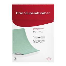 Abbildung: Dracosuperabsorber 20x30 cm Wundauflage 10 St, Verband PZN 16756131