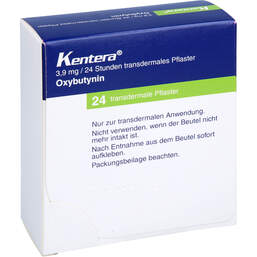 Abbildung: Kentera 3,9 mg / 24 Stunden transdermale Pflaster 24 St, Pflaster transdermal PZN 16757544