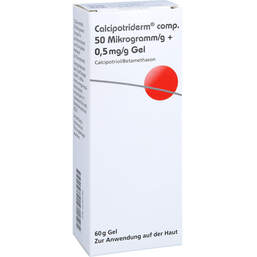Abbildung: Calcipotriderm comp.50 µg / g + 0,5 mg / g Gel 60 g, Gel PZN 16763740