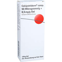 Abbildung: Calcipotriderm comp.50 µg / g + 0,5 mg / g Gel 120 g, Gel PZN 16763757