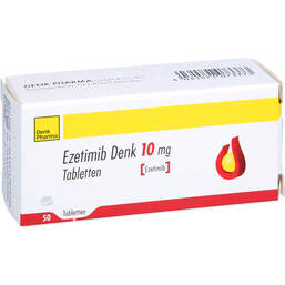 Abbildung: Ezetimib Denk 10 mg Tabletten 50 St, Tabletten PZN 16767910