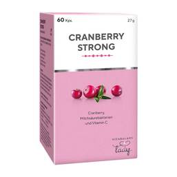Abbildung: Cranberry Strong laktosefrei glutenfrei zuckerfrei Kapseln 60 St, Kapseln PZN 16777104