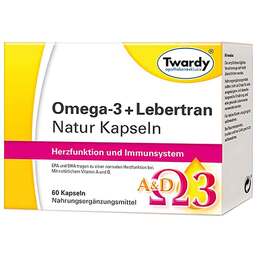 Abbildung: Omega-3 + Lebertran Natur Kapseln Kapseln, 60 St PZN 16782246