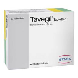 Abbildung: Tavegil® Tabletten 60 St, Tabletten PZN 16791883