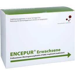 Abbildung: Encepur Erwachsene Fertigspritzen 20 St, Fertigspritzen PZN 16793379