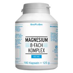 Abbildung: Magnesium 8fach Komplex 400 mg Kapseln 180 St, Kapseln PZN 16793445