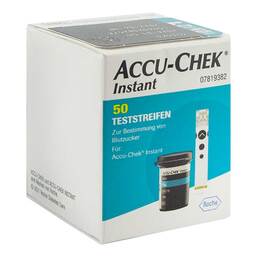 Abbildung: Accu Chek Instant Teststreifen 1X50 St, Teststreifen PZN 16796165