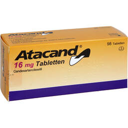 Abbildung: Atacand 16 mg Tabletten 98 St, Tabletten PZN 16797526